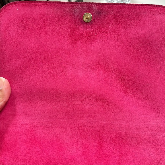 Saint Laurent Classic Y Hot Pink Leather Crossbody Bag - Picture 8 of 15